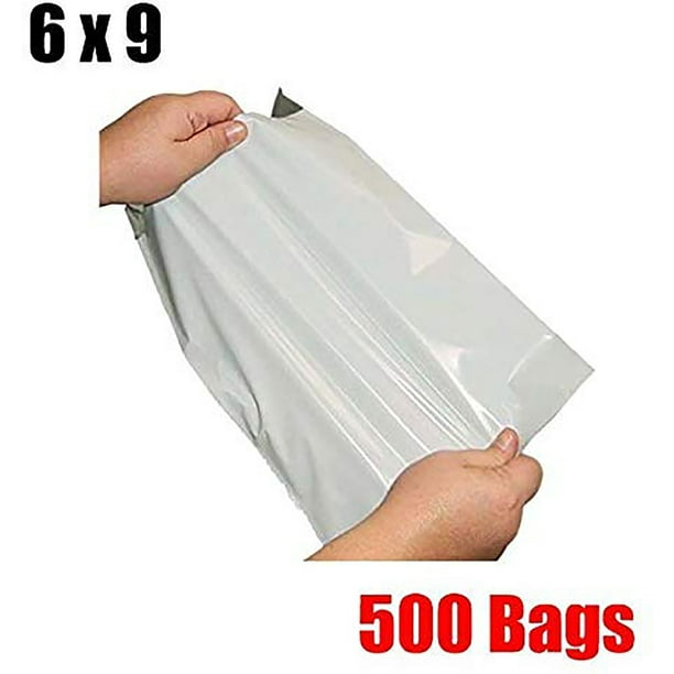 Total 500 Bags iMBAPrice/® 500 6x9 WHITE POLY MAILERS ENVELOPES BAGS 6 x 9